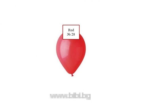 Латексов балон Red №28/045 - 30 см -10 бр./пак