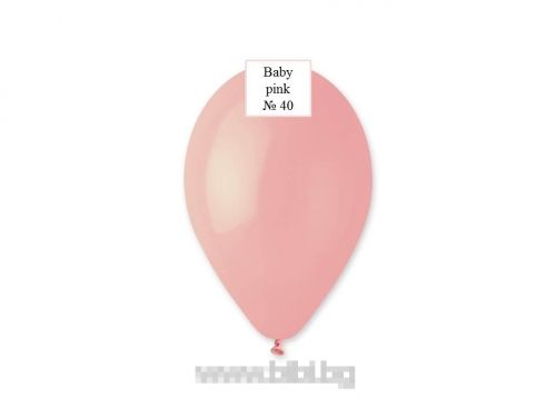 Латексов балон Baby pink №40 / 073 - 25 см-100 бр./пак.