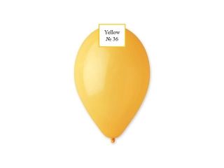 Латексов балон Yellow №36/003 - 30 см -10 бр./пак