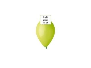 Латексов балон Light Green №18 /011 - 25 см.- 100 бр./пак.