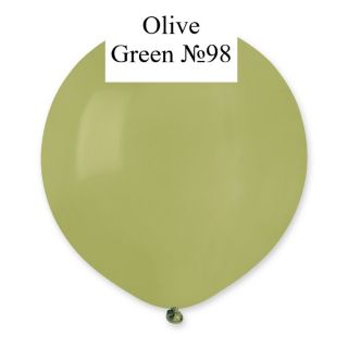 Латексов балон G19 Olive green №98/098 - 48 см - 1 бр.