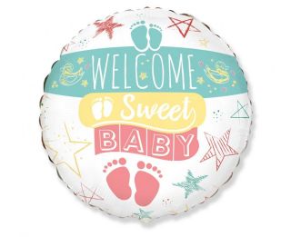 Фолио балон  Welcome sweet baby
